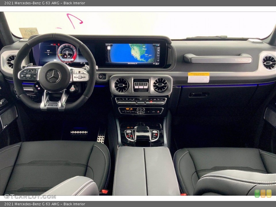 Black Interior Dashboard for the 2021 Mercedes-Benz G 63 AMG #142257524