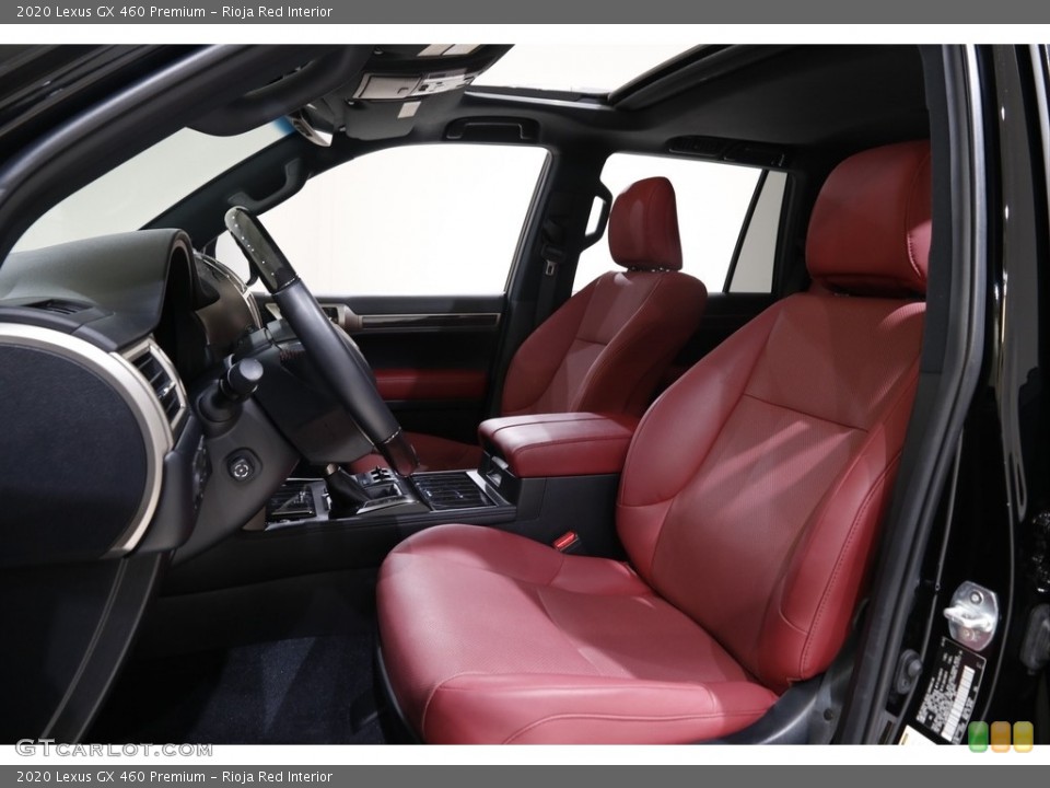Rioja Red Interior Front Seat for the 2020 Lexus GX 460 Premium #142257547