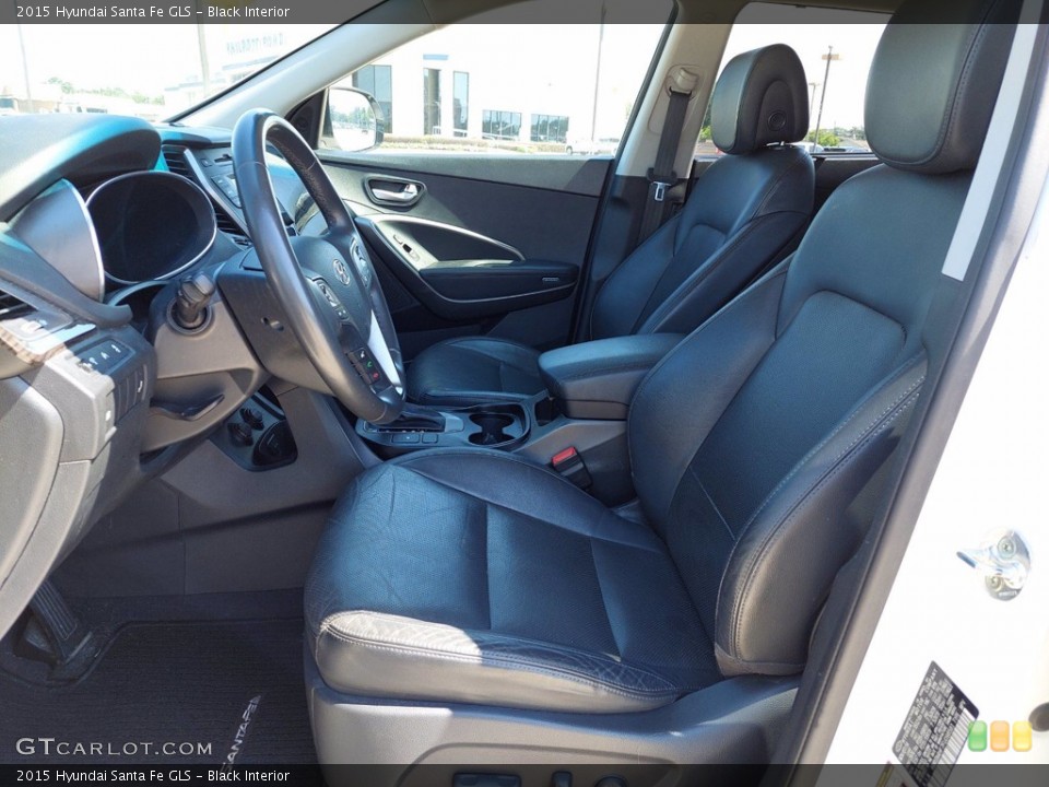 Black 2015 Hyundai Santa Fe Interiors