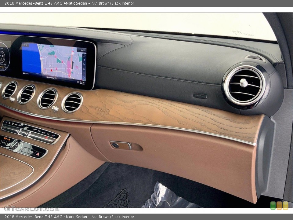 Nut Brown/Black Interior Dashboard for the 2018 Mercedes-Benz E 43 AMG 4Matic Sedan #142264034