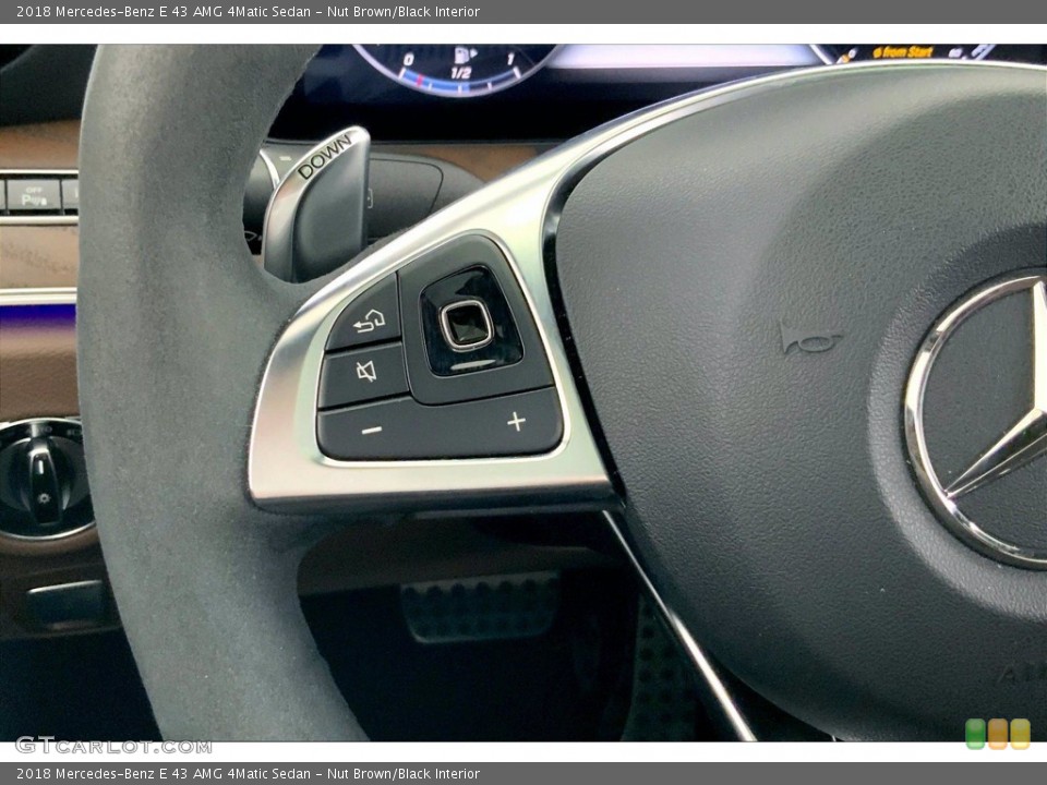 Nut Brown/Black Interior Steering Wheel for the 2018 Mercedes-Benz E 43 AMG 4Matic Sedan #142264067