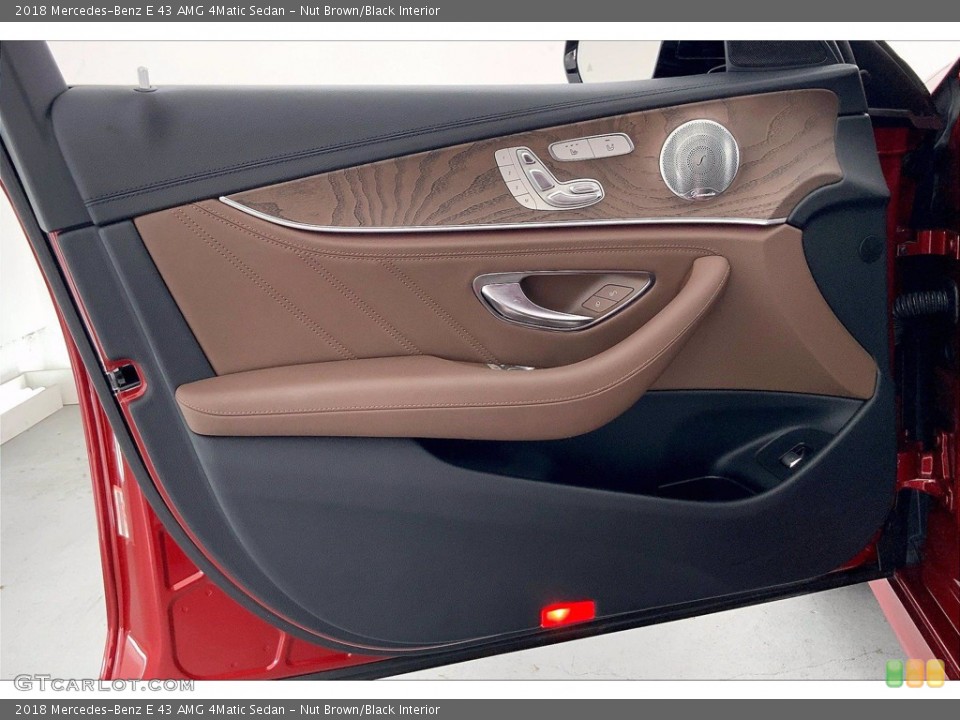 Nut Brown/Black Interior Door Panel for the 2018 Mercedes-Benz E 43 AMG 4Matic Sedan #142264097
