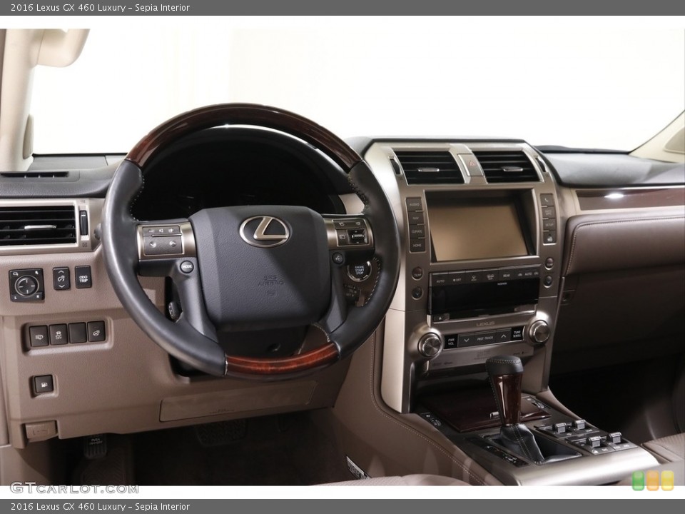 Sepia Interior Dashboard for the 2016 Lexus GX 460 Luxury #142267261