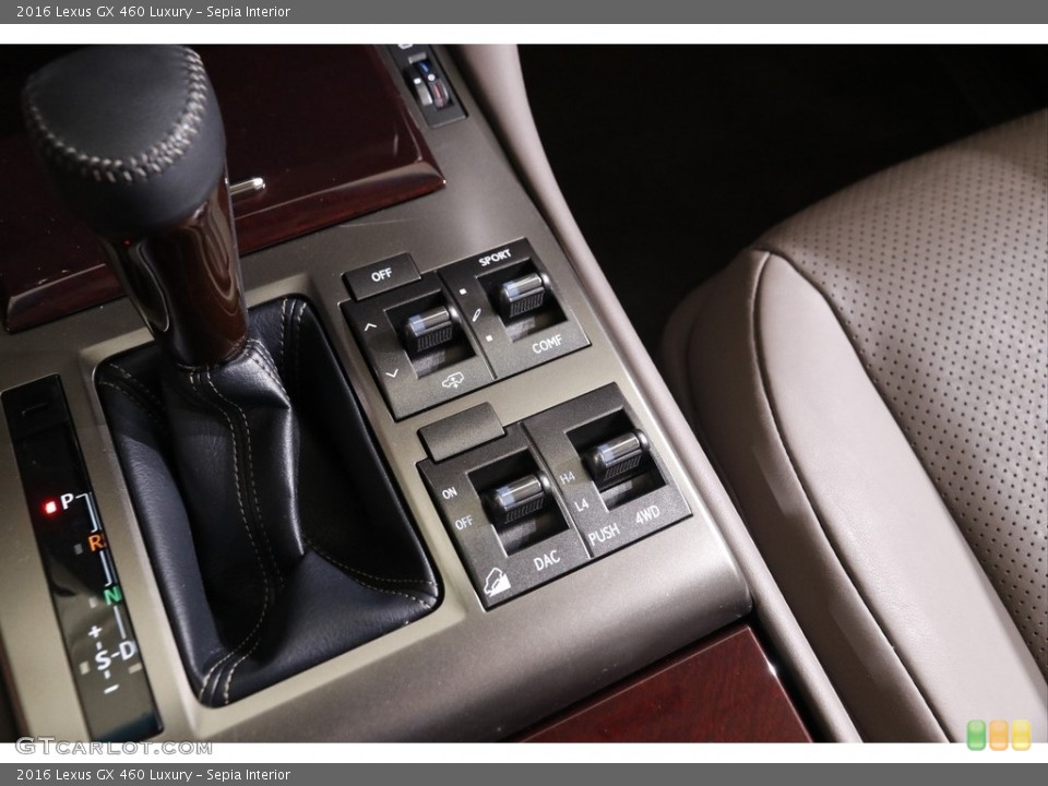 Sepia Interior Controls for the 2016 Lexus GX 460 Luxury #142267501