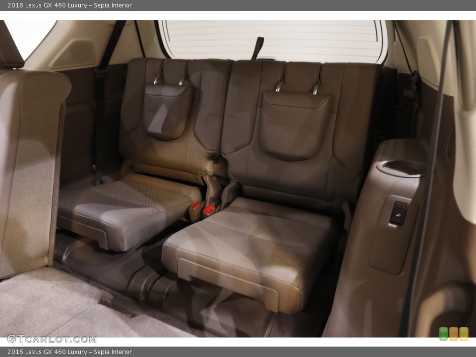 Sepia Interior Rear Seat for the 2016 Lexus GX 460 Luxury #142267636