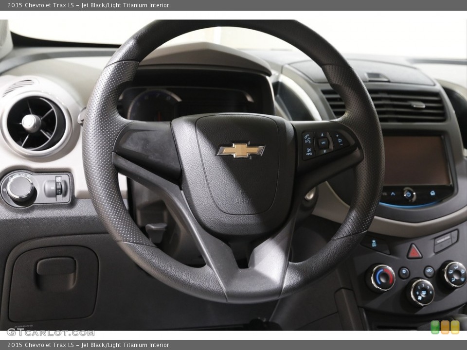 Jet Black/Light Titanium Interior Steering Wheel for the 2015 Chevrolet Trax LS #142268953