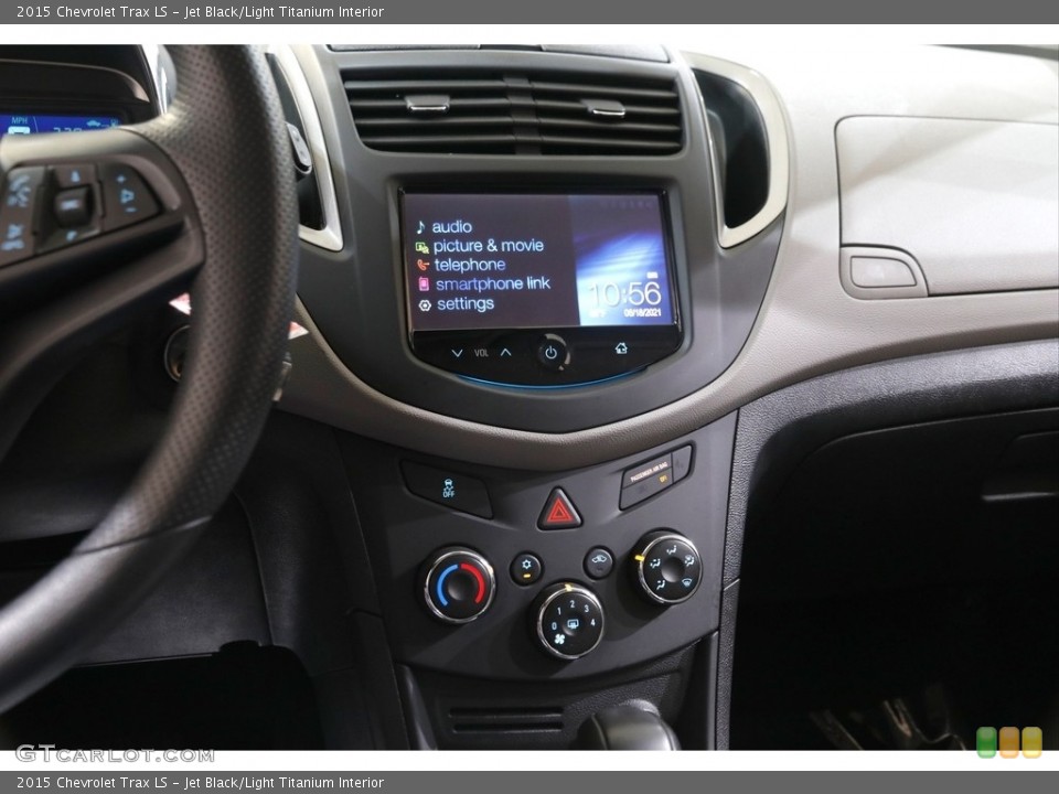 Jet Black/Light Titanium Interior Controls for the 2015 Chevrolet Trax LS #142269001