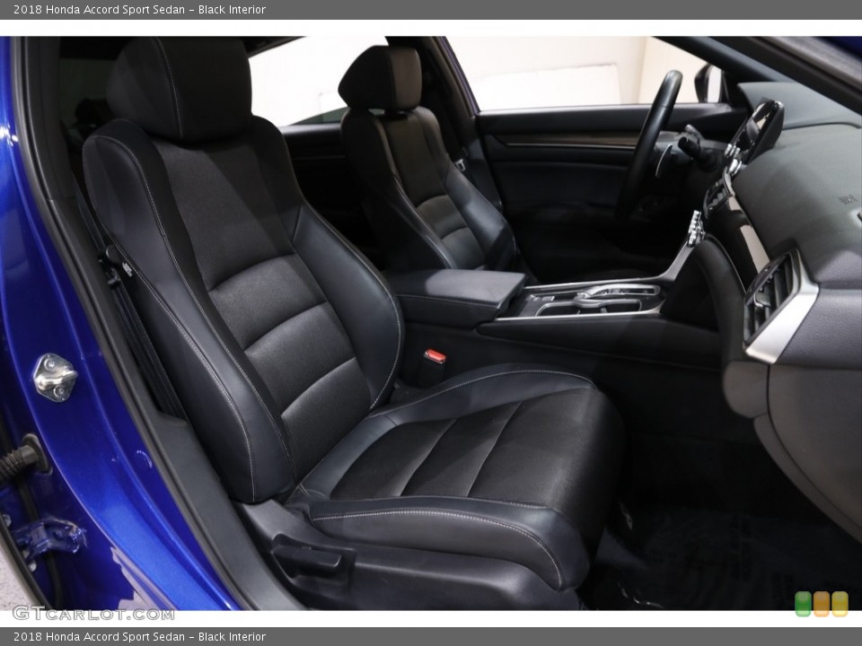 Black Interior Front Seat for the 2018 Honda Accord Sport Sedan #142269523
