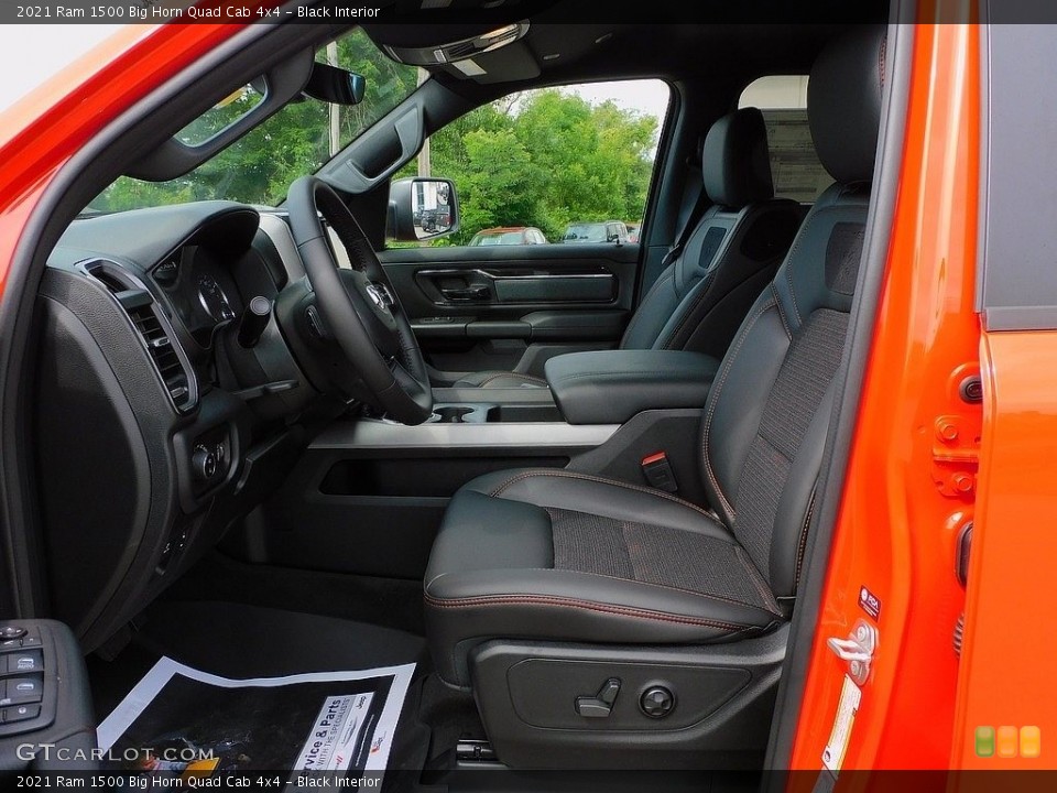 Black Interior Photo for the 2021 Ram 1500 Big Horn Quad Cab 4x4 #142271071