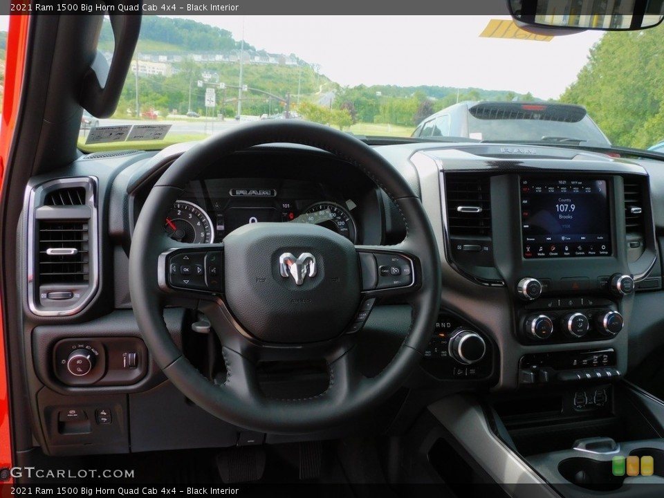 Black Interior Dashboard for the 2021 Ram 1500 Big Horn Quad Cab 4x4 #142271119