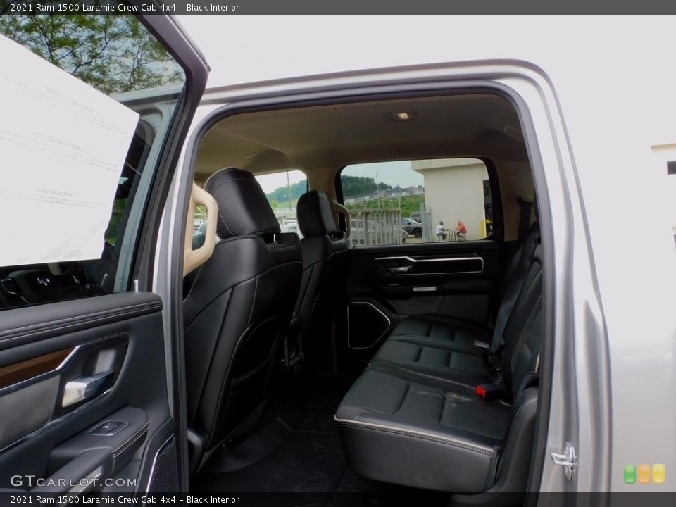 Black Interior Rear Seat for the 2021 Ram 1500 Laramie Crew Cab 4x4 #142272943