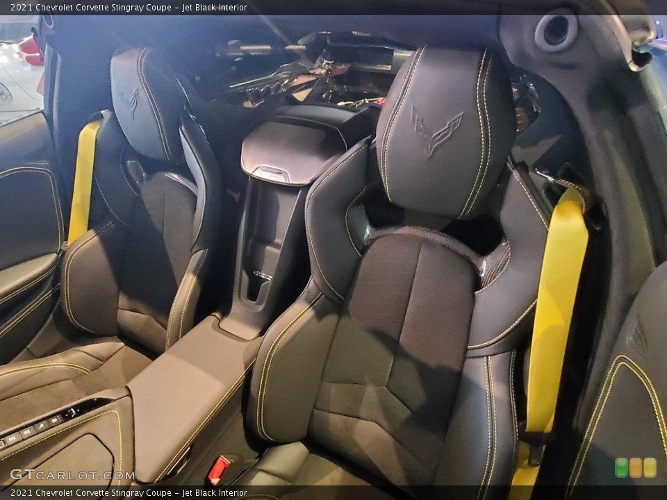 Jet Black Interior Front Seat for the 2021 Chevrolet Corvette Stingray Coupe #142274428