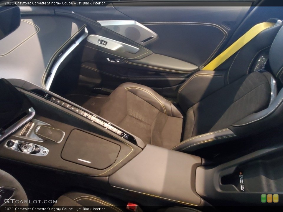 Jet Black Interior Front Seat for the 2021 Chevrolet Corvette Stingray Coupe #142274446