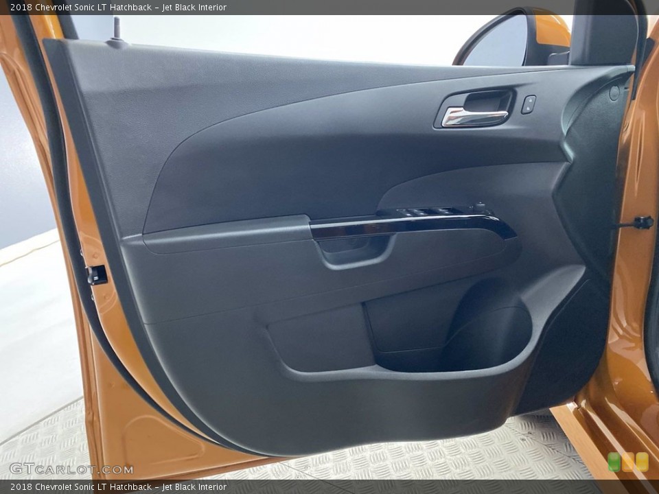 Jet Black Interior Door Panel for the 2018 Chevrolet Sonic LT Hatchback #142275103
