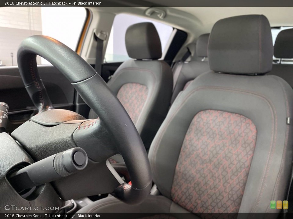 Jet Black Interior Front Seat for the 2018 Chevrolet Sonic LT Hatchback #142275178