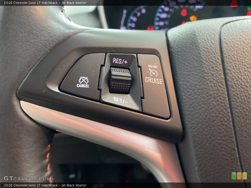 Jet Black Interior Steering Wheel for the 2018 Chevrolet Sonic LT Hatchback #142275211