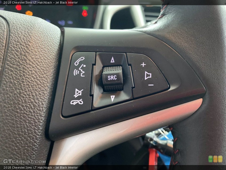 Jet Black Interior Steering Wheel for the 2018 Chevrolet Sonic LT Hatchback #142275238