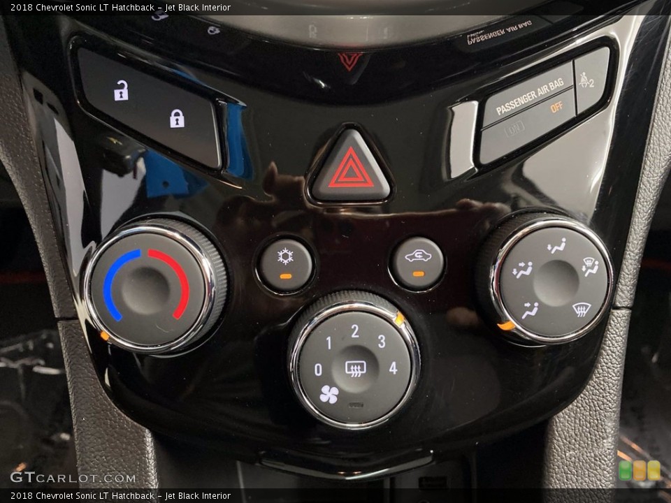 Jet Black Interior Controls for the 2018 Chevrolet Sonic LT Hatchback #142275312