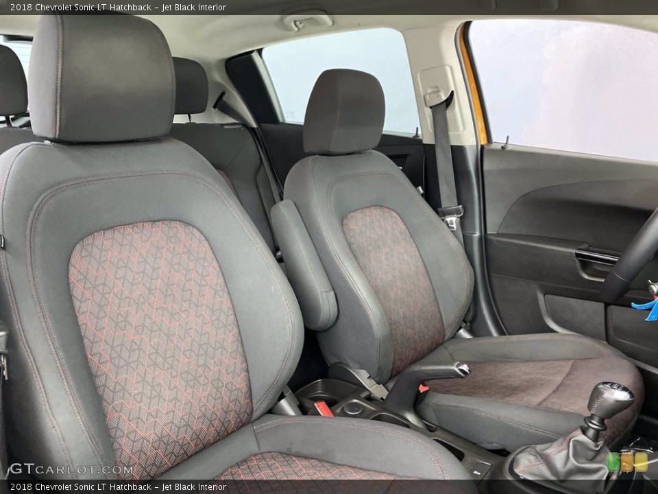 Jet Black Interior Front Seat for the 2018 Chevrolet Sonic LT Hatchback #142275382