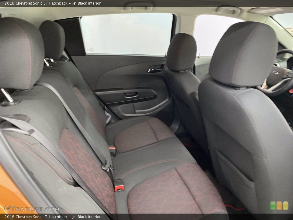 Jet Black Interior Rear Seat for the 2018 Chevrolet Sonic LT Hatchback #142275424