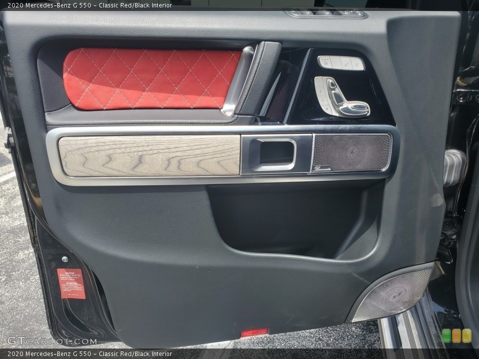 Classic Red/Black Interior Door Panel for the 2020 Mercedes-Benz G 550 #142278900