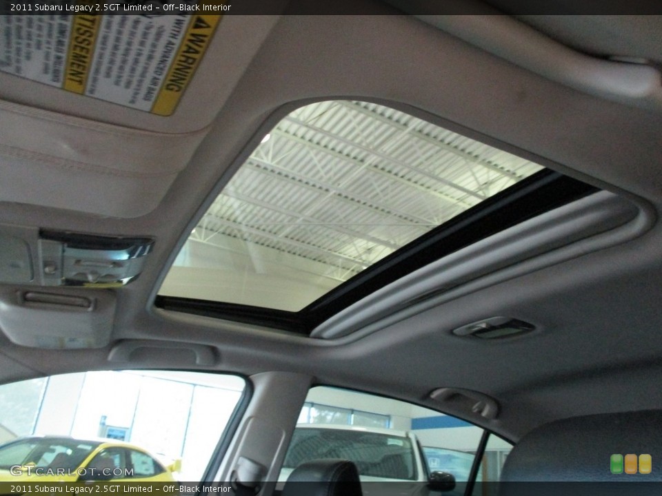 Off-Black Interior Sunroof for the 2011 Subaru Legacy 2.5GT Limited #142278993