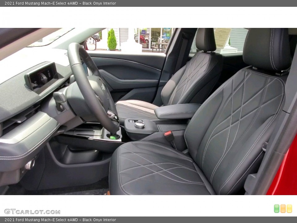 Black Onyx Interior Front Seat for the 2021 Ford Mustang Mach-E Select eAWD #142280102