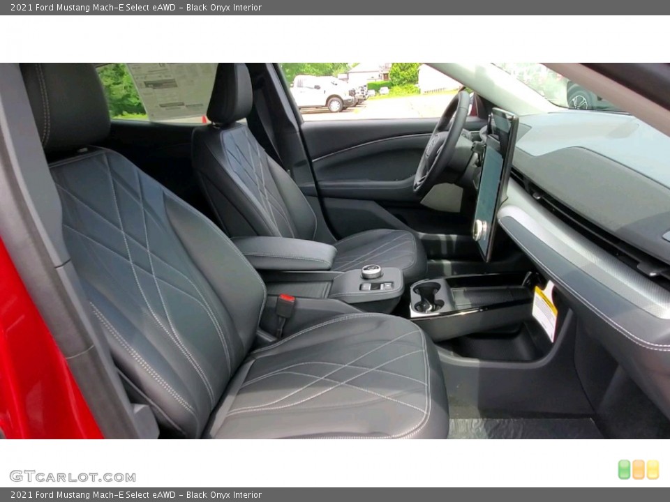 Black Onyx Interior Front Seat for the 2021 Ford Mustang Mach-E Select eAWD #142280375
