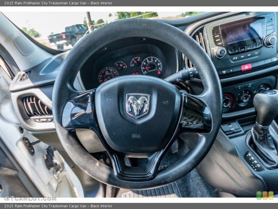 Black Interior Steering Wheel for the 2015 Ram ProMaster City Tradesman Cargo Van #142284589