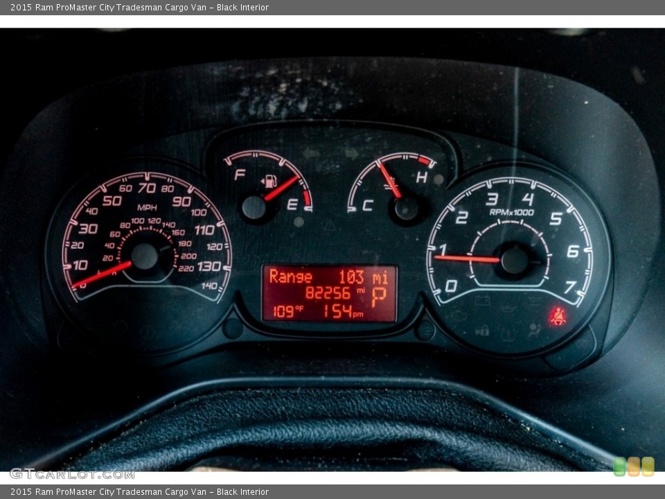Black Interior Gauges for the 2015 Ram ProMaster City Tradesman Cargo Van #142284616