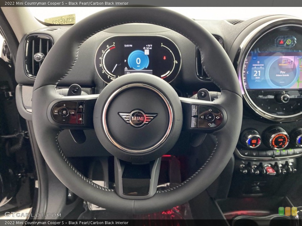 Black Pearl/Carbon Black Interior Steering Wheel for the 2022 Mini Countryman Cooper S #142286539