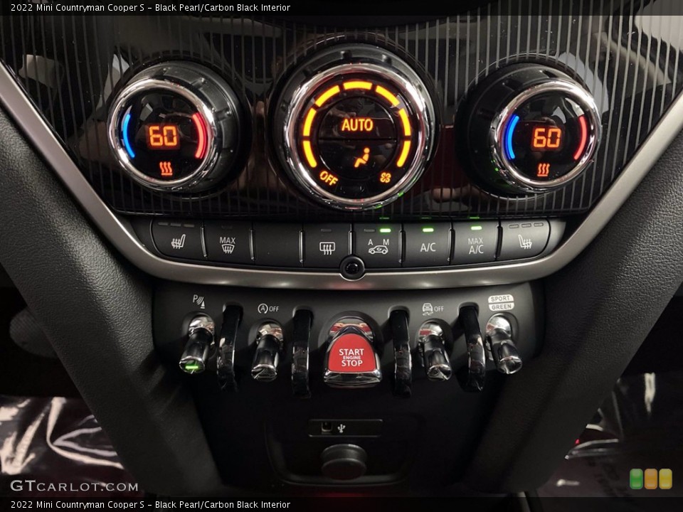Black Pearl/Carbon Black Interior Controls for the 2022 Mini Countryman Cooper S #142286665