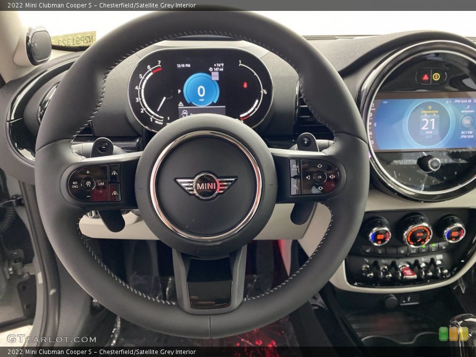 Chesterfield/Satellite Grey Interior Steering Wheel for the 2022 Mini Clubman Cooper S #142287007