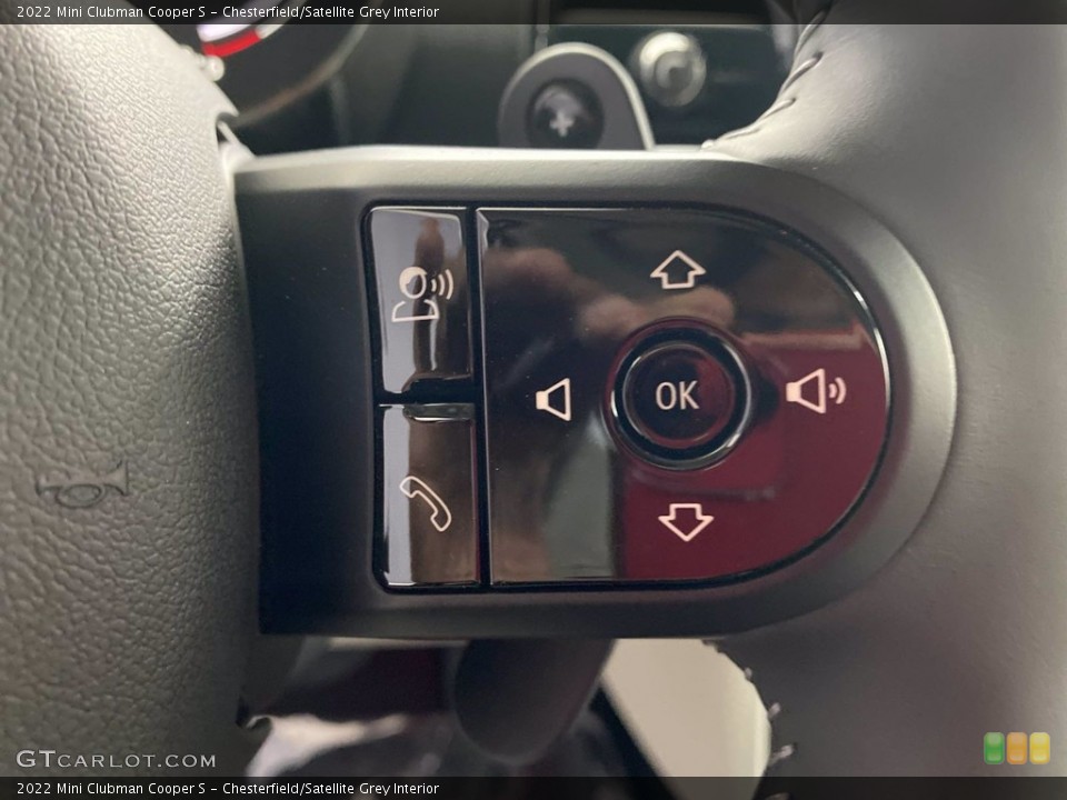 Chesterfield/Satellite Grey Interior Steering Wheel for the 2022 Mini Clubman Cooper S #142287040