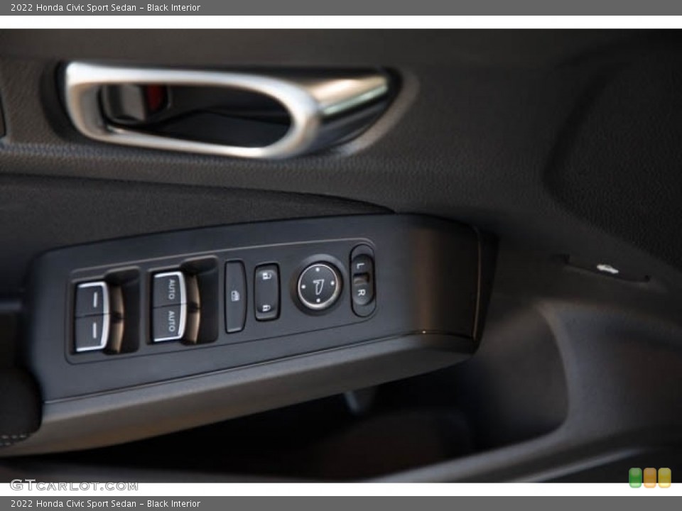 Black Interior Controls for the 2022 Honda Civic Sport Sedan #142288975