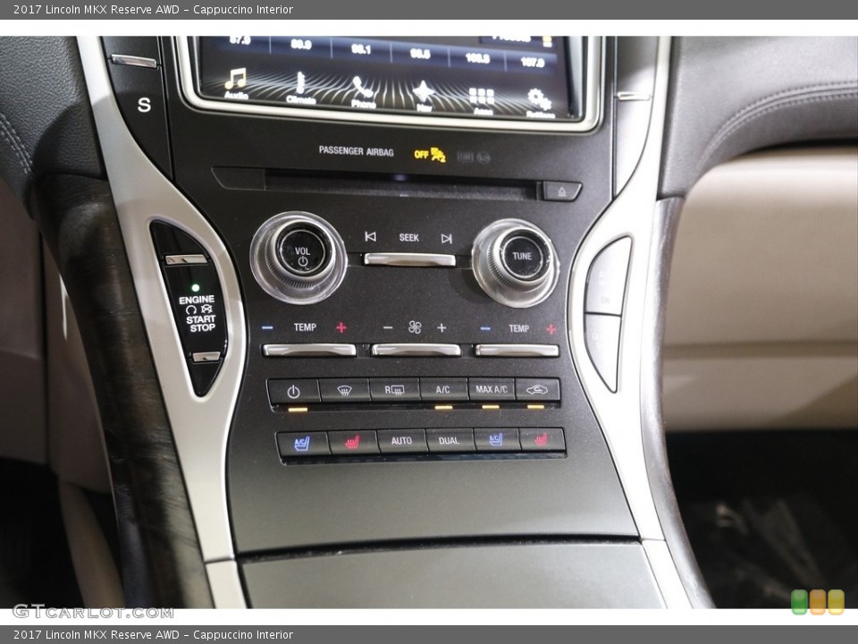 Cappuccino Interior Controls for the 2017 Lincoln MKX Reserve AWD #142289321