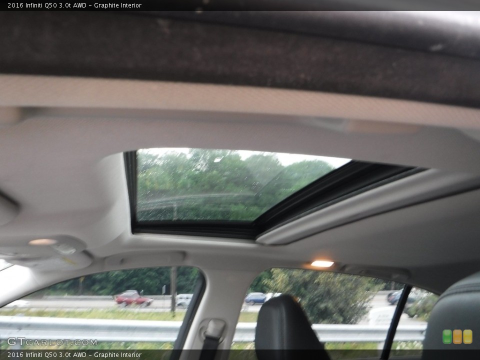 Graphite Interior Sunroof for the 2016 Infiniti Q50 3.0t AWD #142292964