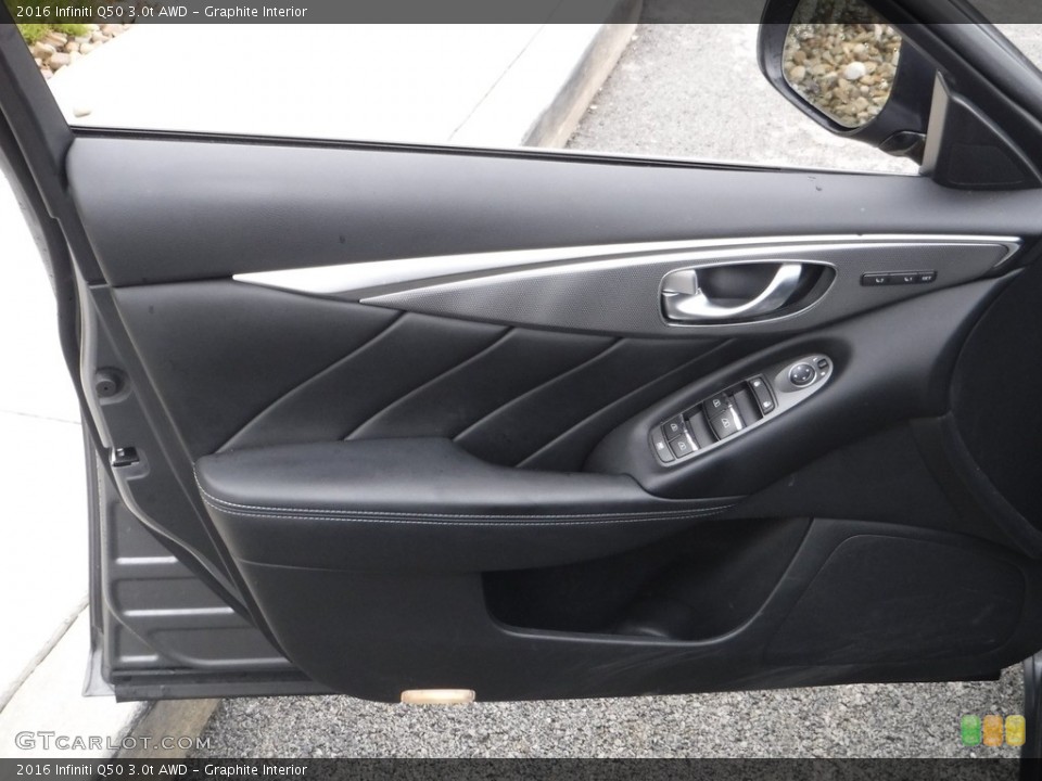 Graphite Interior Door Panel for the 2016 Infiniti Q50 3.0t AWD #142293045