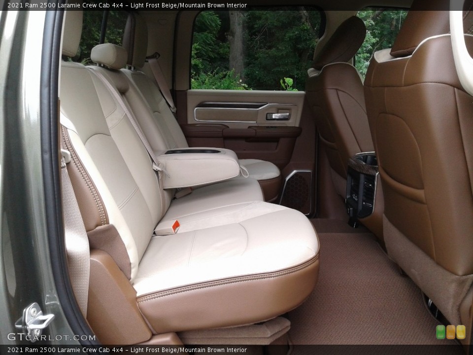 Light Frost Beige/Mountain Brown Interior Rear Seat for the 2021 Ram 2500 Laramie Crew Cab 4x4 #142294404