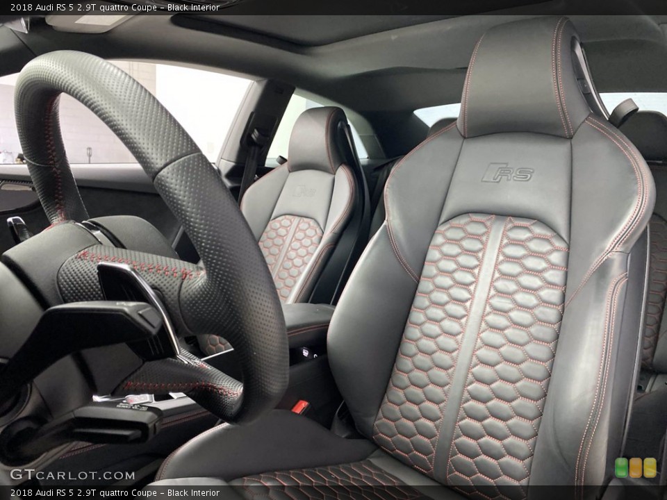 Black Interior Front Seat for the 2018 Audi RS 5 2.9T quattro Coupe #142295076