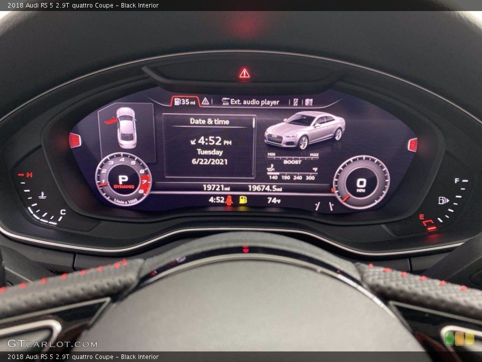 Black Interior Gauges for the 2018 Audi RS 5 2.9T quattro Coupe #142295178