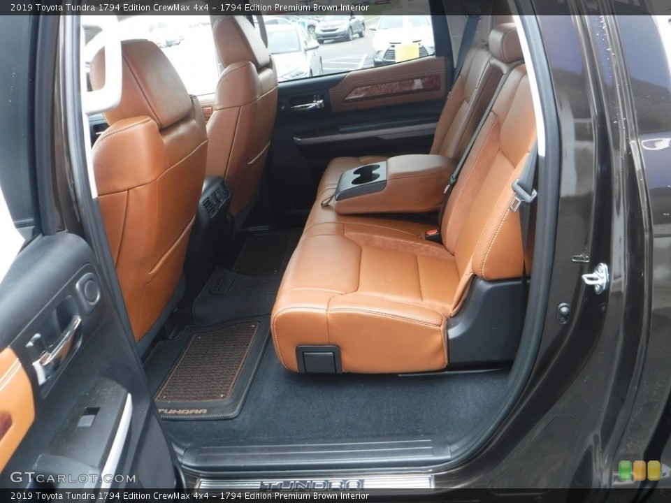 1794 Edition Premium Brown Interior Rear Seat for the 2019 Toyota Tundra 1794 Edition CrewMax 4x4 #142295337