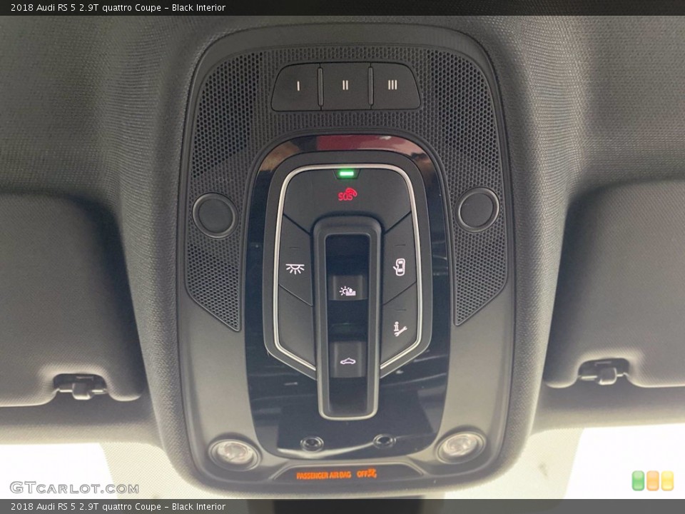 Black Interior Controls for the 2018 Audi RS 5 2.9T quattro Coupe #142295370