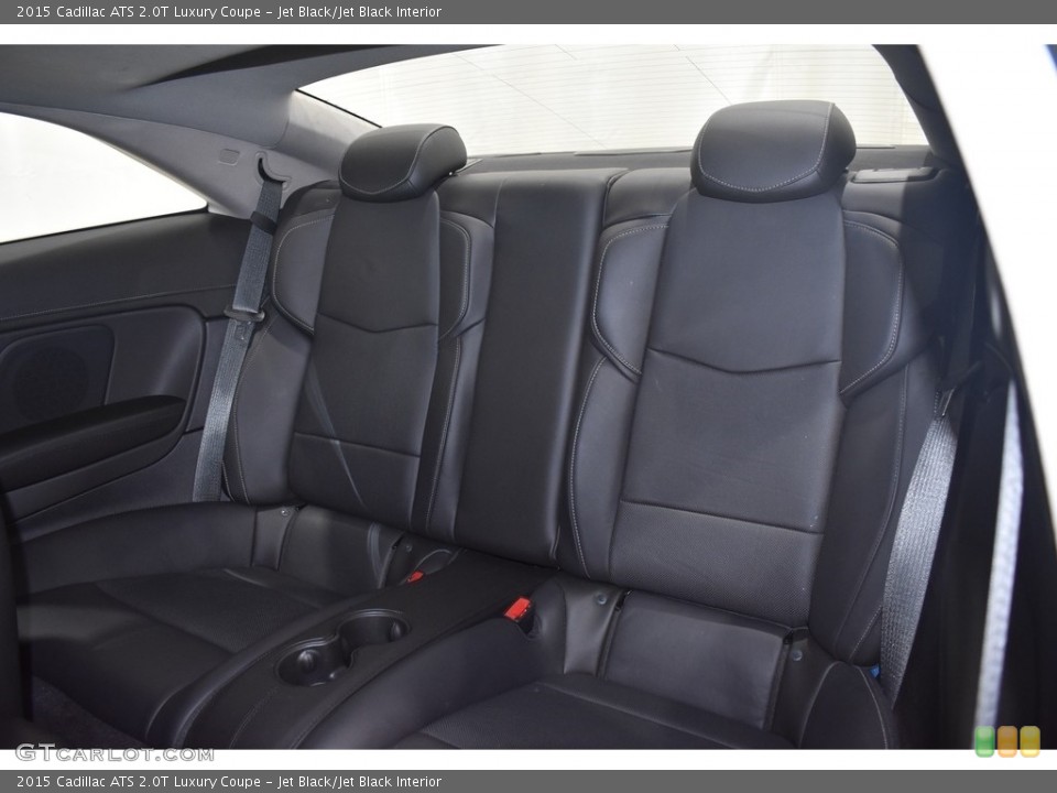 Jet Black/Jet Black Interior Rear Seat for the 2015 Cadillac ATS 2.0T Luxury Coupe #142295373