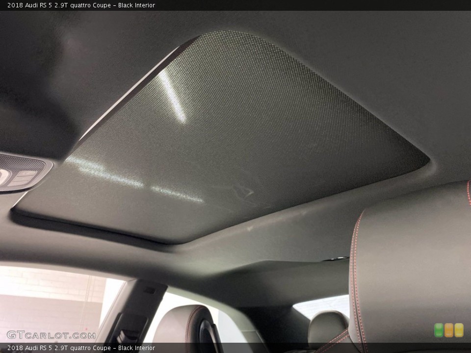 Black Interior Sunroof for the 2018 Audi RS 5 2.9T quattro Coupe #142295397