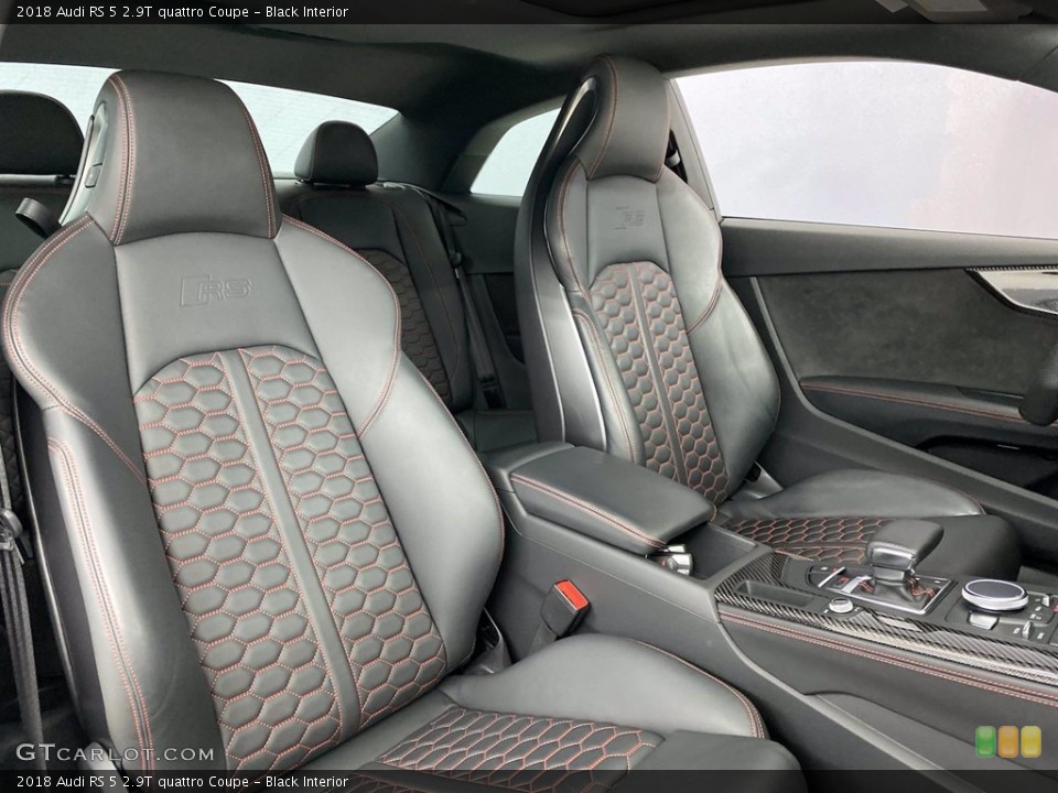 Black 2018 Audi RS 5 Interiors