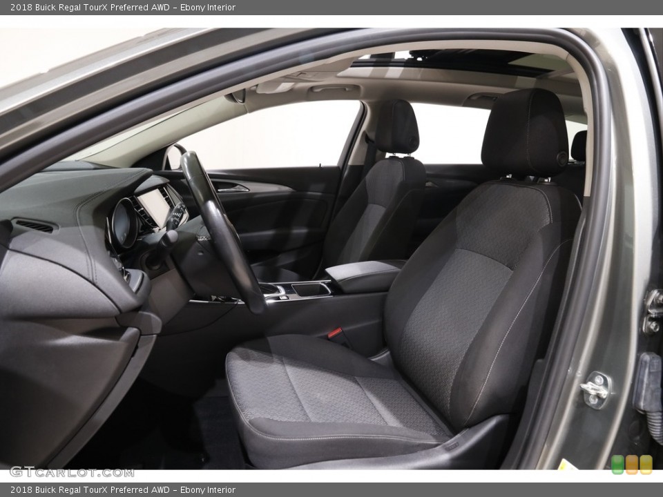 Ebony Interior Front Seat for the 2018 Buick Regal TourX Preferred AWD #142296192