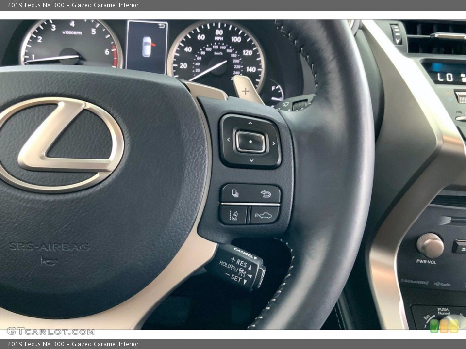 Glazed Caramel Interior Steering Wheel for the 2019 Lexus NX 300 #142296359