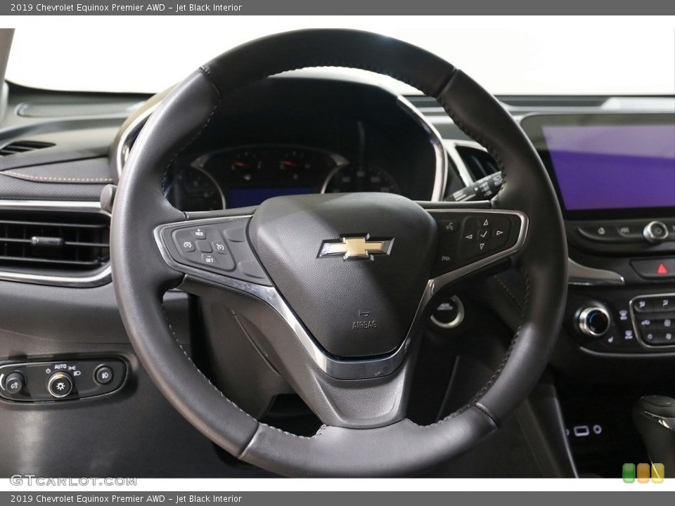 Jet Black Interior Steering Wheel for the 2019 Chevrolet Equinox Premier AWD #142297275