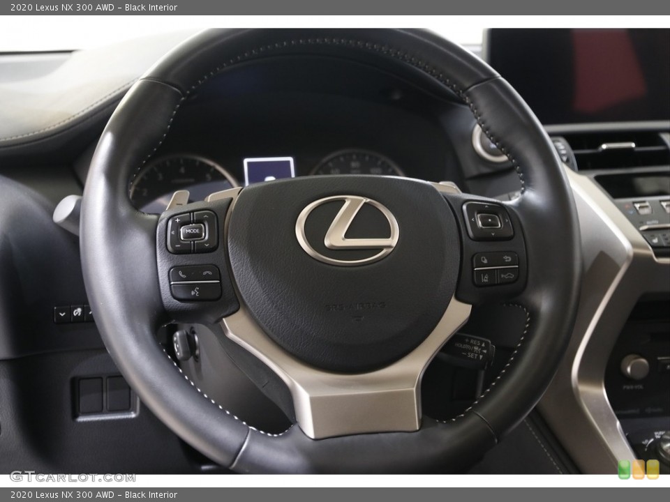 Black Interior Steering Wheel for the 2020 Lexus NX 300 AWD #142300961